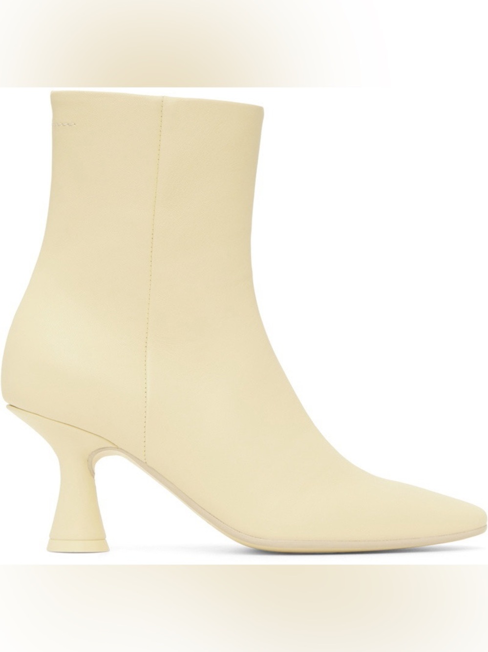 MM6 Maison Margiela Off-White 6-Stamp Boots